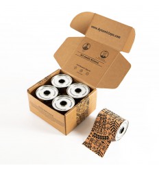Tejp biomechaniczny Dynamic Tape® (czarno-beżowy) 4 sztuki