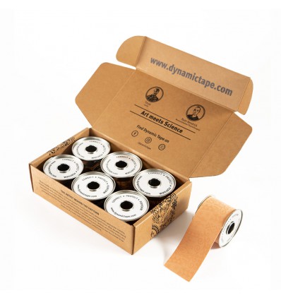 Tejp biomechaniczny Dynamic Tape® (beżowy) 6 sztuk