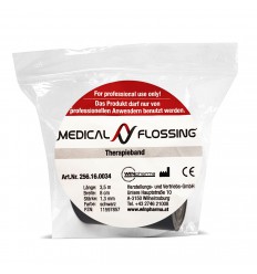 Taśma Medical Flossing / czarna 3,5m x 8cm x1,3mm