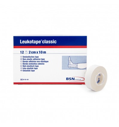 Sztywny tejp Leukotape® Classic 2 cm x 10 m / biały