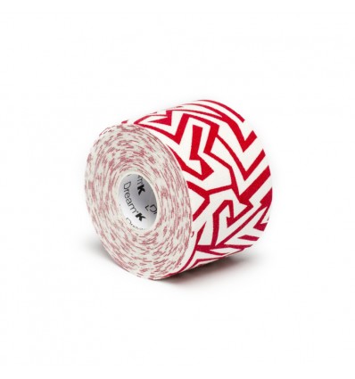 Tejp elastyczny Dream K Tribe / biało - czerwony