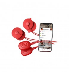 PowerDot 2.0 Duo - elektrostymulator mięśni / czerwony