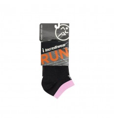 Incrediwear® Run Socks (SKARPETKI DO BIEGANIA / ZA KOSTKĘ / CZARNO-RÓŻ.)