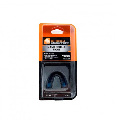 Ochraniacz szczęki Nano Double (czarny) / 6701