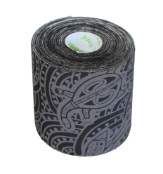 DynamicTape® tejp biomechaniczny ECO / czarno-szary 7,5 cm x 5 m