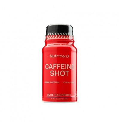 Shot kofeinowy / niebieska malina