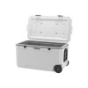 Steamy Marine – Lodówka przenośna 120 L na kółkach / biała