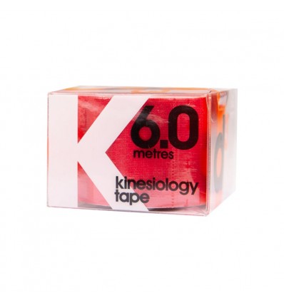 K6.0 Kinesiology Tape / czerwony